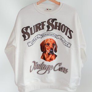 Dog Letter Graphic Sweatshirt
